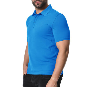 Men's Golf Tennis Casual Outdoor Summer Polo Collared Shirt - Men's Polo Shirts