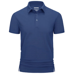 Men's Golf Tennis Casual Outdoor Summer Polo Collared Shirt - Men's Polo Shirts