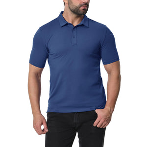 Men's Golf Tennis Casual Outdoor Summer Polo Collared Shirt - Men's Polo Shirts