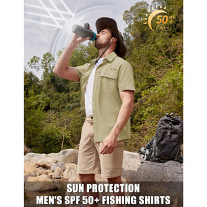 Men's Fishing Shirt UPF 50+ Lightweight Outdoor Shirt - AT23M3151