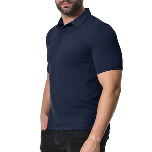 Men's Golf Tennis Casual Outdoor Summer Polo Collared Shirt - Men's Polo Shirts