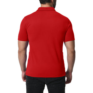 Men's Golf Tennis Casual Outdoor Summer Polo Collared Shirt - Men's Polo Shirts