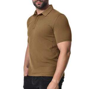 Men's Golf Tennis Casual Outdoor Summer Polo Collared Shirt - Men's Polo Shirts
