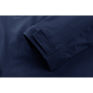 TACVASEN Navy Ligthweight Quarter Zip Military T-Shirt