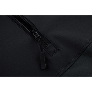 TACVASEN Navy Black Ligthweight Quarter Zip Military T-Shirt