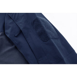TACVASEN Navy Ligthweight Quarter Zip Military T-Shirt