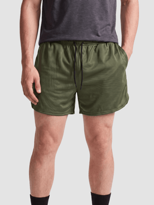 TACVASEN Army Green Men's 3 Inch Quick Dry Lightweight Athletic Shorts
