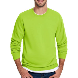 Men's Casual Crewneck Fleece Pullover Sweatshirts - google men long sleeve