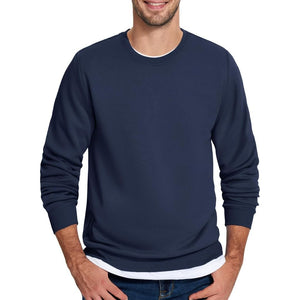 Men's Casual Crewneck Fleece Pullover Sweatshirts - google men long sleeve