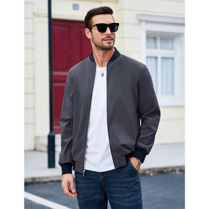 Men's Casual Lightweight Bomber Jacket - google_men_lightweight_jacket