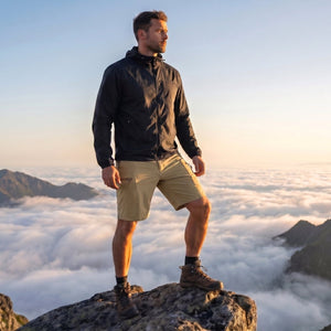 TACVASEN Khaki Men's Hiking Cargo Shorts 10 Inch Lightweight Outdoor Work Travel Shorts