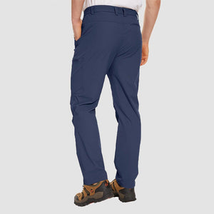 TACVASEN Navy Men's Hiking Waterproof Ripstop Pants Quick Dry with 6 Pockets