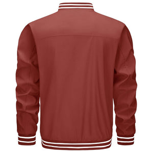 Men's Lightweight Bomber Jacket Casual Zip Up Spring Fall Windbreaker Coat - L20M202