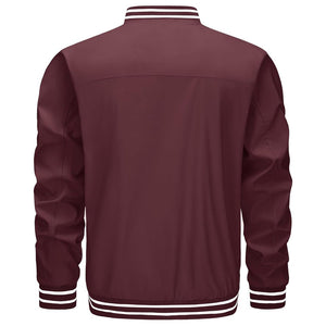 Men's Lightweight Bomber Jacket Casual Zip Up Spring Fall Windbreaker Coat - L20M202