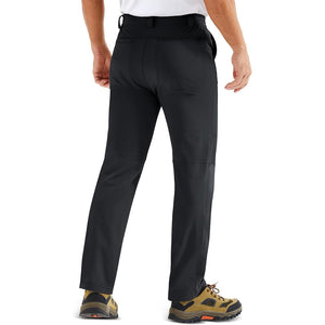 TACVASEN Black Lightweight Quick Dry Hiking Pants