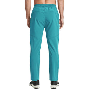 TACVASEN Black Men's Lightweight Quick Dry Hiking SweatPants with Zipper Pockets
