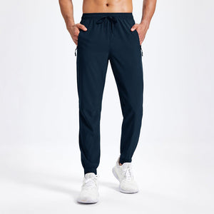 TACVASEN Navy Lightweight Quick Dry Sweat Pants for Hiking