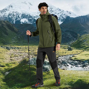 TACVASEN Army Green Lightweight Softshell Outdoor Tactical Jacket