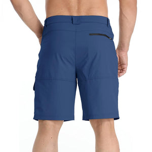 TACVASEN Royal Blue Utility Cargo Shorts Quick Drying