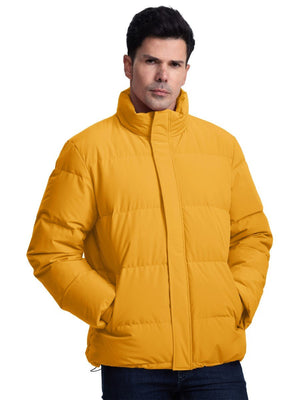 TACVASEN Ginger Men's Puffer Jacket Water Resistant Windproof Down Jackets