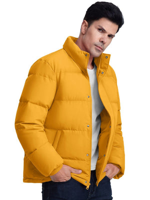 TACVASEN Ginger Men's Puffer Jacket Water Resistant Windproof Down Jackets