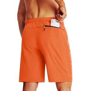 TACVASEN Black Men's Quick Dry Lightweight Water Resistant Running Shorts