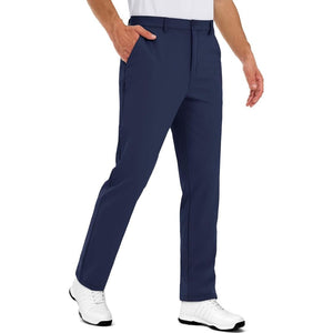 TACVASEN Navy Men's Stretch & Lightweight Classic Fit Golf Pants