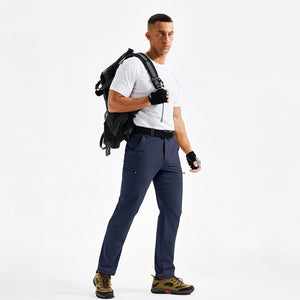 TACVASEN Navy Men's Stretch Quick Dry Hiking Cargo Pants