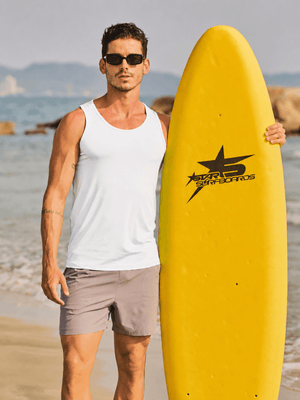 TACVASEN White Men's UPF 50+ Moisture Wicking Sports Vests