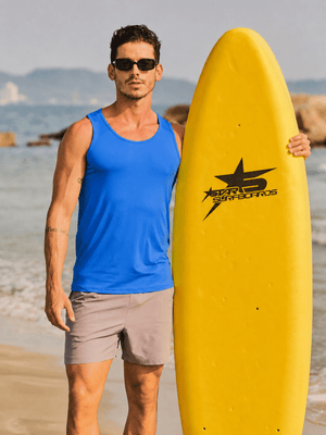 TACVASEN Azure Men's UPF 50+ Moisture Wicking Sports Vests