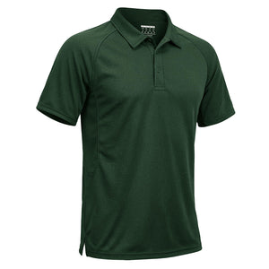 TACVASEN Dark Green UPF 50+ Performance Tactical Polo Shirt