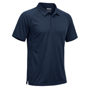TACVASEN Navy UPF 50+ Performance Tactical Polo Shirt