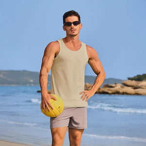 Men's UPF 50+ Quick Dry Workout & Gym Tank Top - google_men_sun_protection