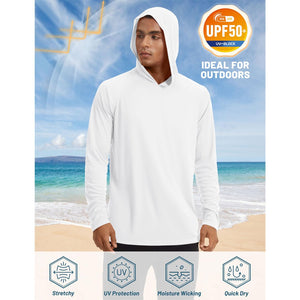 TACVASEN Blue Men's UPF 50+ Sun Protective Athletic Rash Guard Shirts