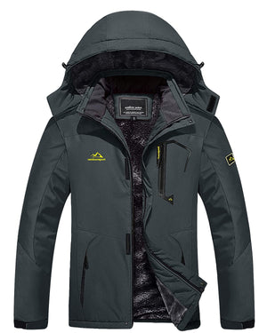 TACVASEN Royal Blue Insulated Fleece Lined Winter Snow Jacket