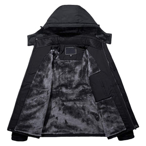 TACVASEN Royal Blue Insulated Fleece Lined Winter Snow Jacket