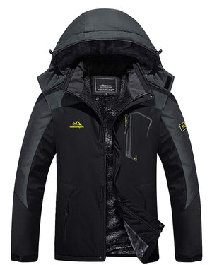 TACVASEN Royal Blue Insulated Fleece Lined Winter Snow Jacket