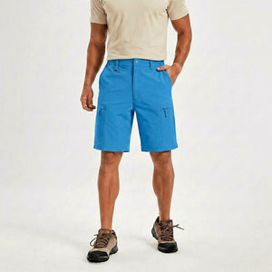 TACVASEN Azure Quick Dry Hiking Cargo Shorts