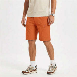 TACVASEN Orange Quick Dry Hiking Cargo Shorts