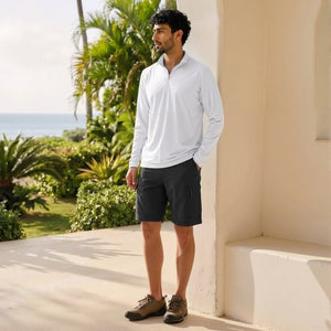 TACVASEN Black Quick Dry Hiking Cargo Shorts