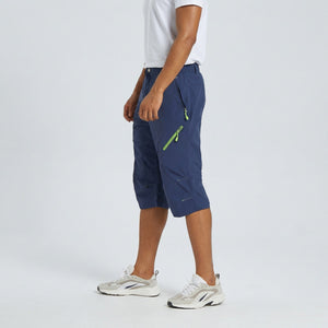 TACVASEN Navy Utility Cargo Shorts Quick Dry Hiking Shorts