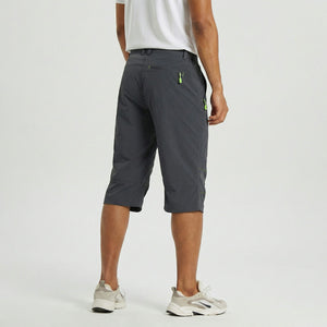 TACVASEN Dark Grey Utility Cargo Shorts Quick Dry Hiking Shorts
