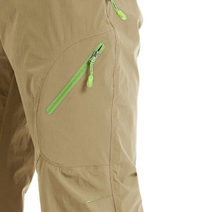 TACVASEN Khaki Utility Cargo Shorts Quick Dry Hiking Shorts