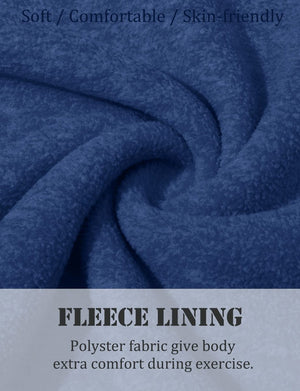 TACVASEN Dark Blue Women's Quarter Zip Fleece Casual Pullover Sweatshirt