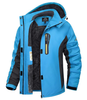 TACVASEN Deep Purple Women's Skiing Jacket Water-Resistant Windbreaker