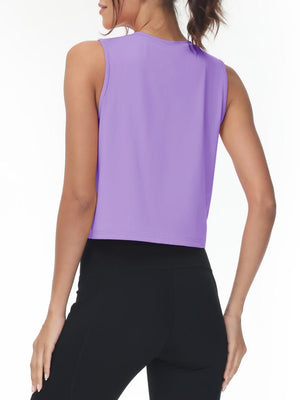 TACVASEN Light Purple Women's UPF 50+ Athletic Running Tank Tops