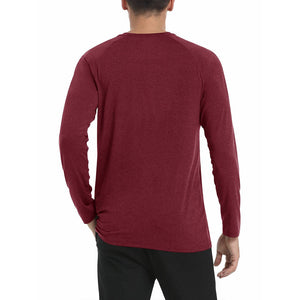 Men's UPF 50+ Fishing Swim Long Sleeve Shirts - C22M588