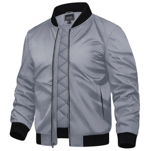 Men's Water-Resistant Windproof Bomber Casual Jackets - LT23M1148