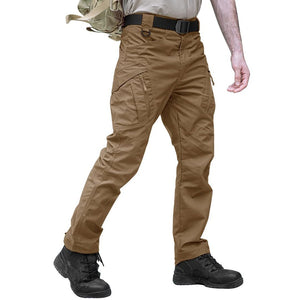 TACVASEN Brown Men's Water Resistant Outdoor Hiking Tactical Pants