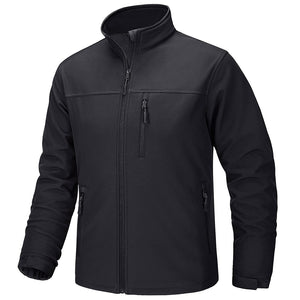 Men's Fleece Lined Softshell Waterproof Outdoor Jackets - H22M688D